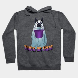 Trick or Treat Ghost Dog Hoodie